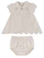 Alice Set - White - Baby & Toddler Clothing, Collar, Dress, Ruffle, Child | Everetts Place