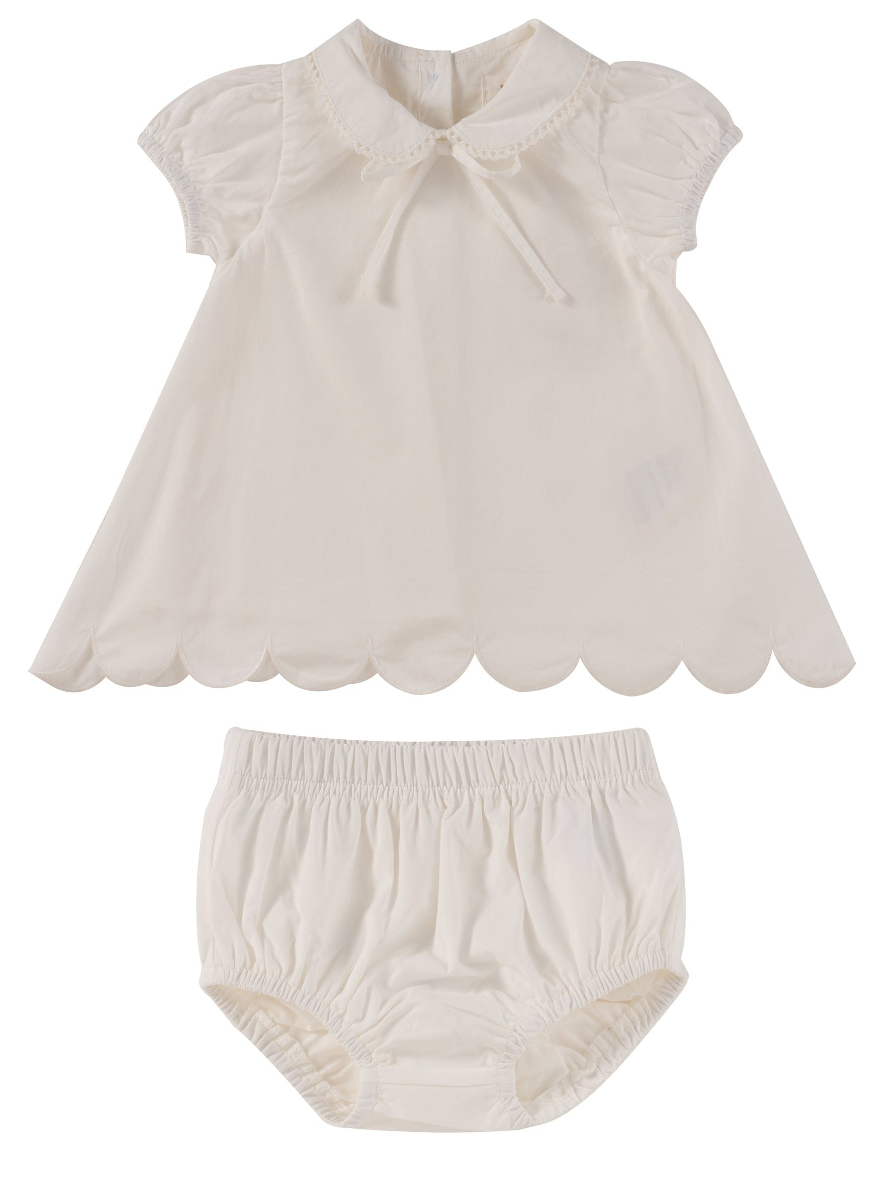 Alice Set - White - Baby & Toddler Clothing, Collar, Dress, Ruffle, Child | Everetts Place
