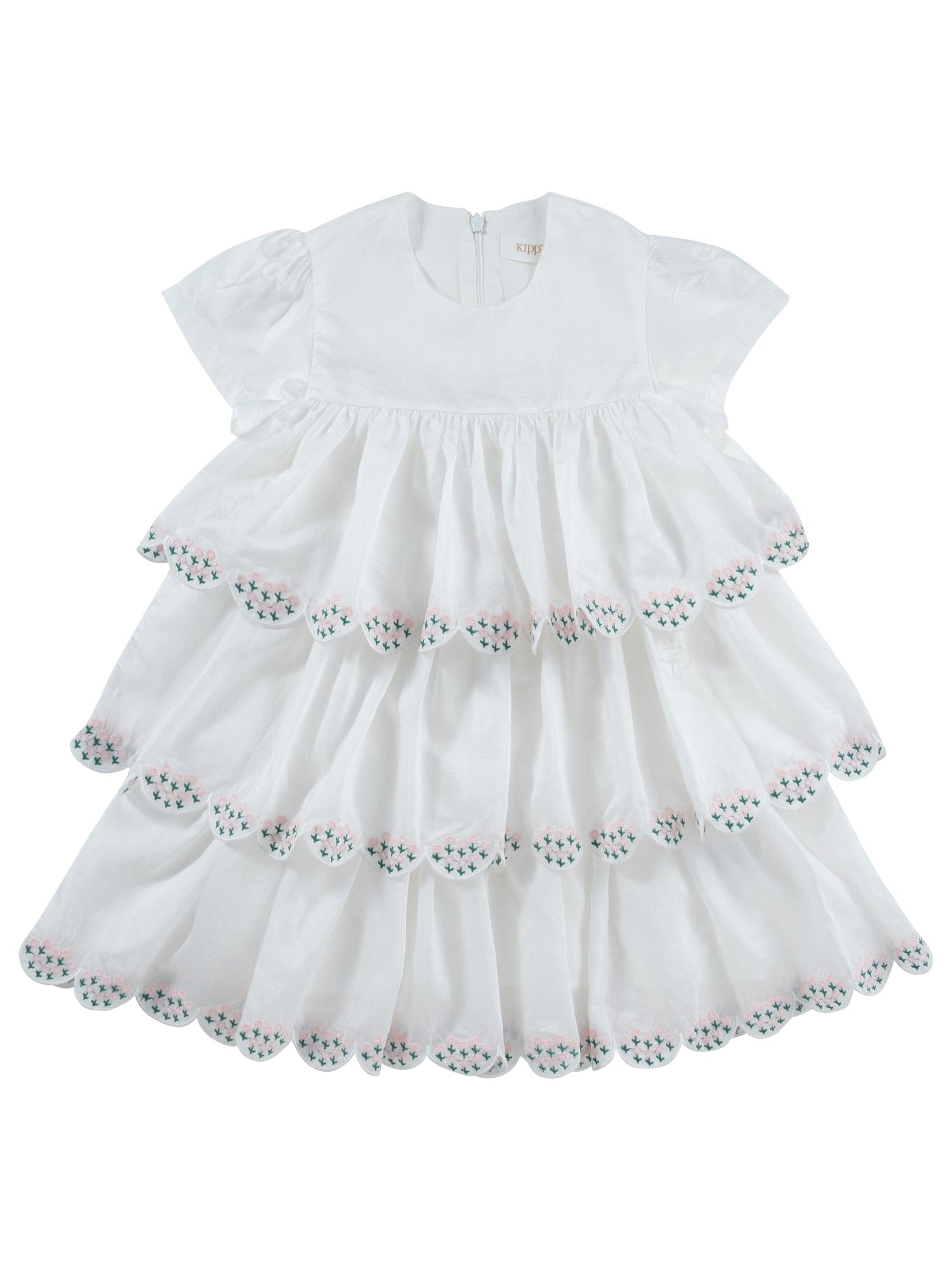 Gracie Dress - Pink - Baby & Toddler Clothing, White, Ruffle, Day Dress, One-piece garment | Everetts Place