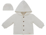Knitted Jacket + Hat - White - Sleeve, Hood, Child, Baby & Toddler Clothing, Cardigan | Everetts Place