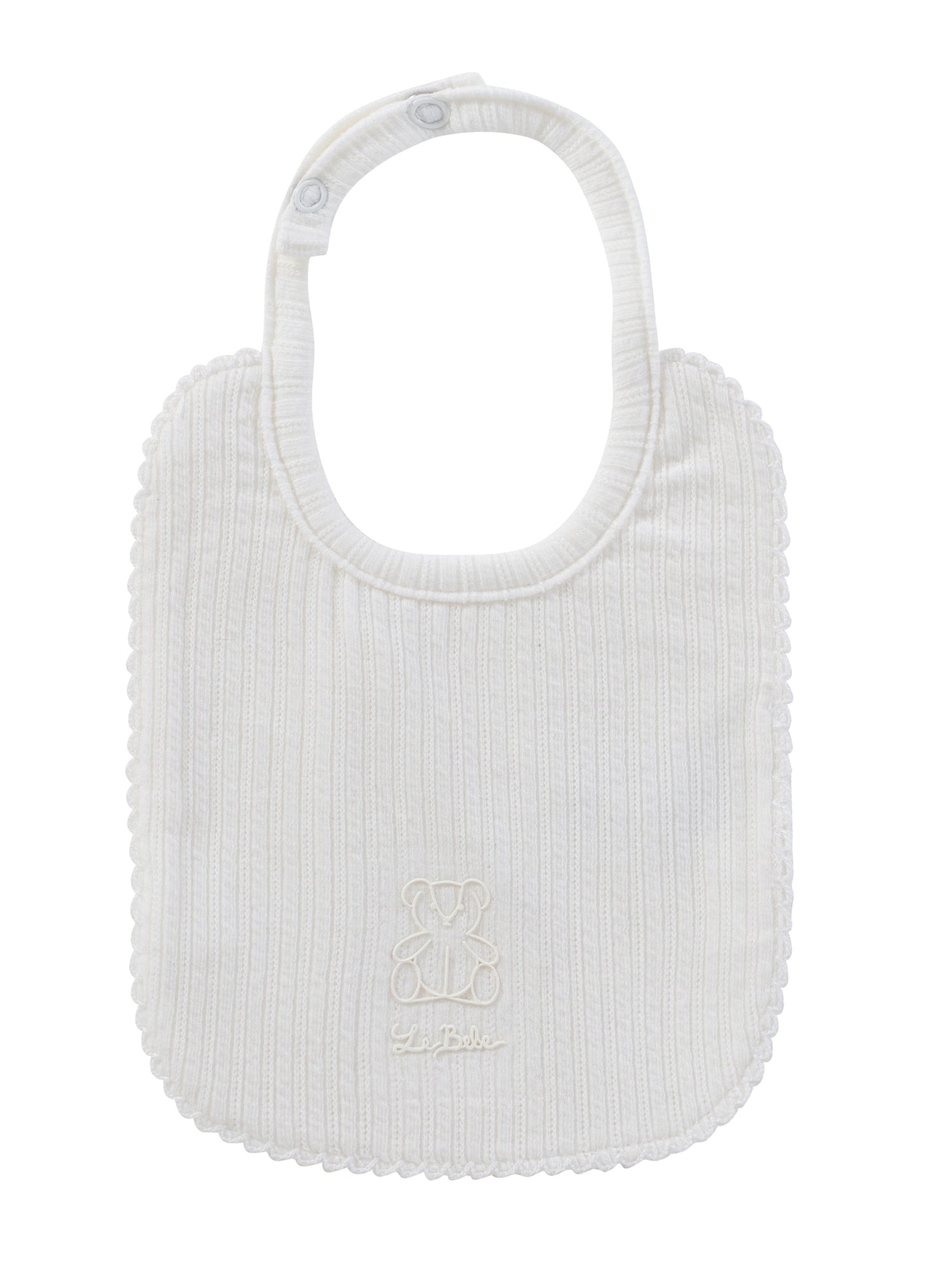Teddy Bib - White - White, Bib, Baby & Toddler Clothing, Beanie, Clothing | Everetts Place