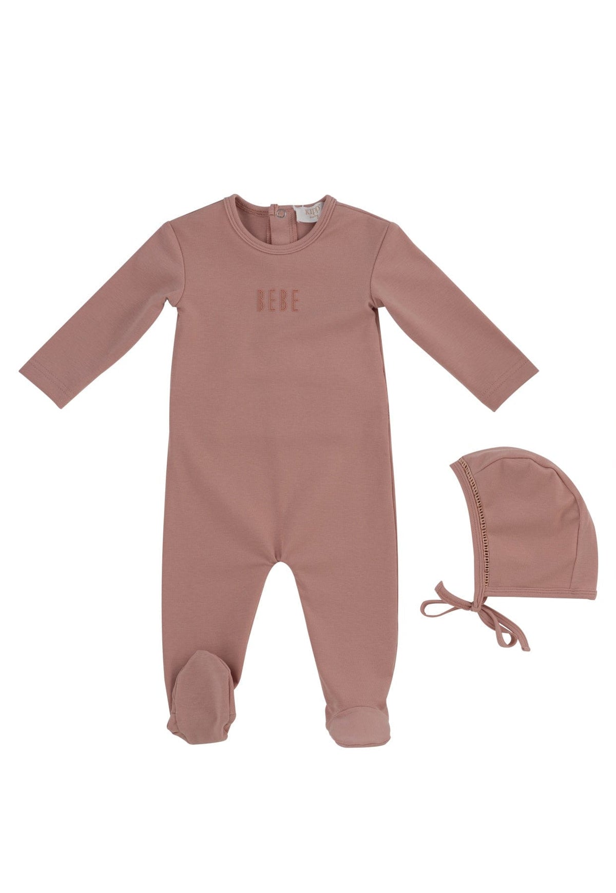 Bebe Footie+Hat Set - Pink - Clothing, Hat | Everetts Place