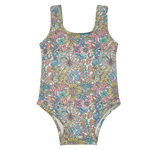 Floral Swimsuit - Textile, Leotard, Pattern, One-piece swimsuit, Maillot | Everetts Place