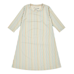 Stripe Swim Dress - Sleeve, White, Textile, Fashion, One-piece garment | Everetts Place