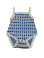 Cooper Knit Bubble - Blue - Baby & Toddler Clothing, One-piece garment, Pattern, Infant bodysuit, Overall | Everetts Place