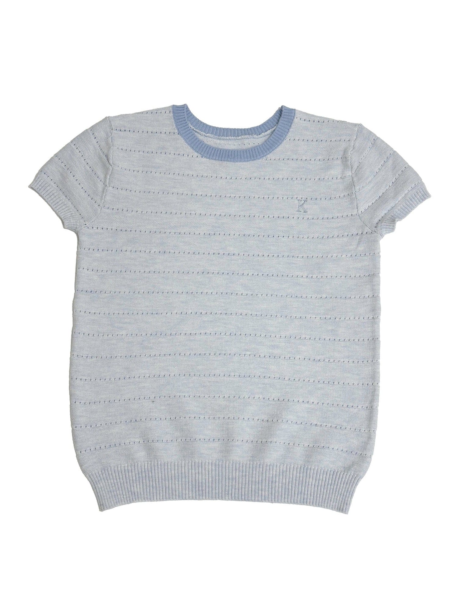 Luke Knit Sweater - Blue - Sleeve, White, Textile, Baby & Toddler Clothing, Wool | Everetts Place