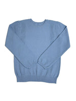 Todd Knit Long Sleeve Sweater - Blue - Blue, Sleeve, Textile, Wool, Woolen | Everetts Place