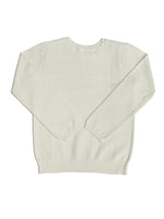 Todd Knit Long Sleeve Sweater - White - Sleeve, Textile, Long-sleeved T-shirt, Active Shirt, Wool | Everetts Place