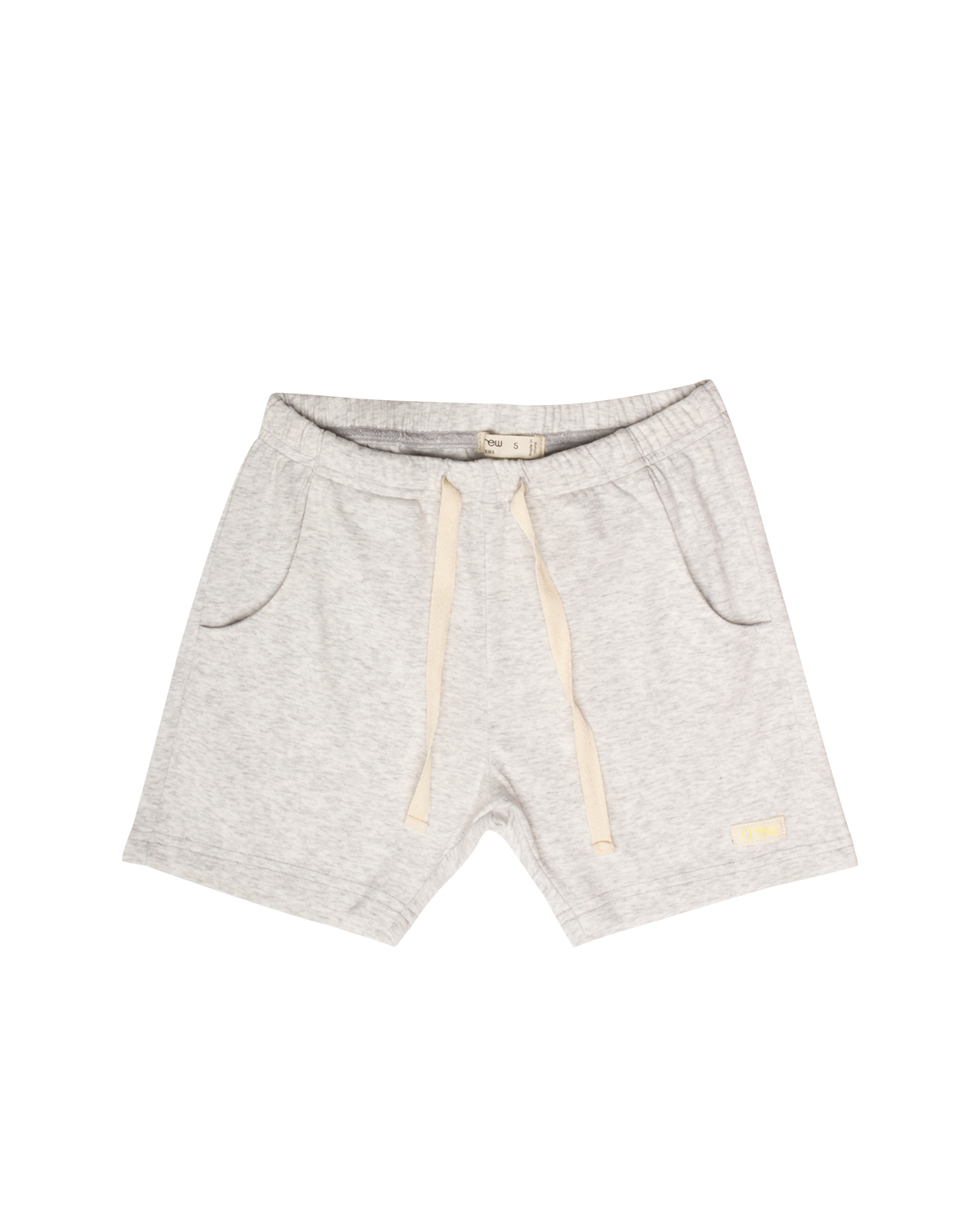 Crew Kids NY Shorts with Drawstring Elastic Waist and Patch Detail for Kids