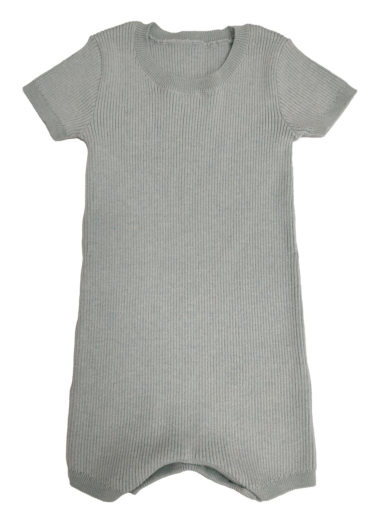 Zachary Knit Romper - Sleeve, Textile, Baby & Toddler Clothing, One-piece garment, Grey | Everetts Place
