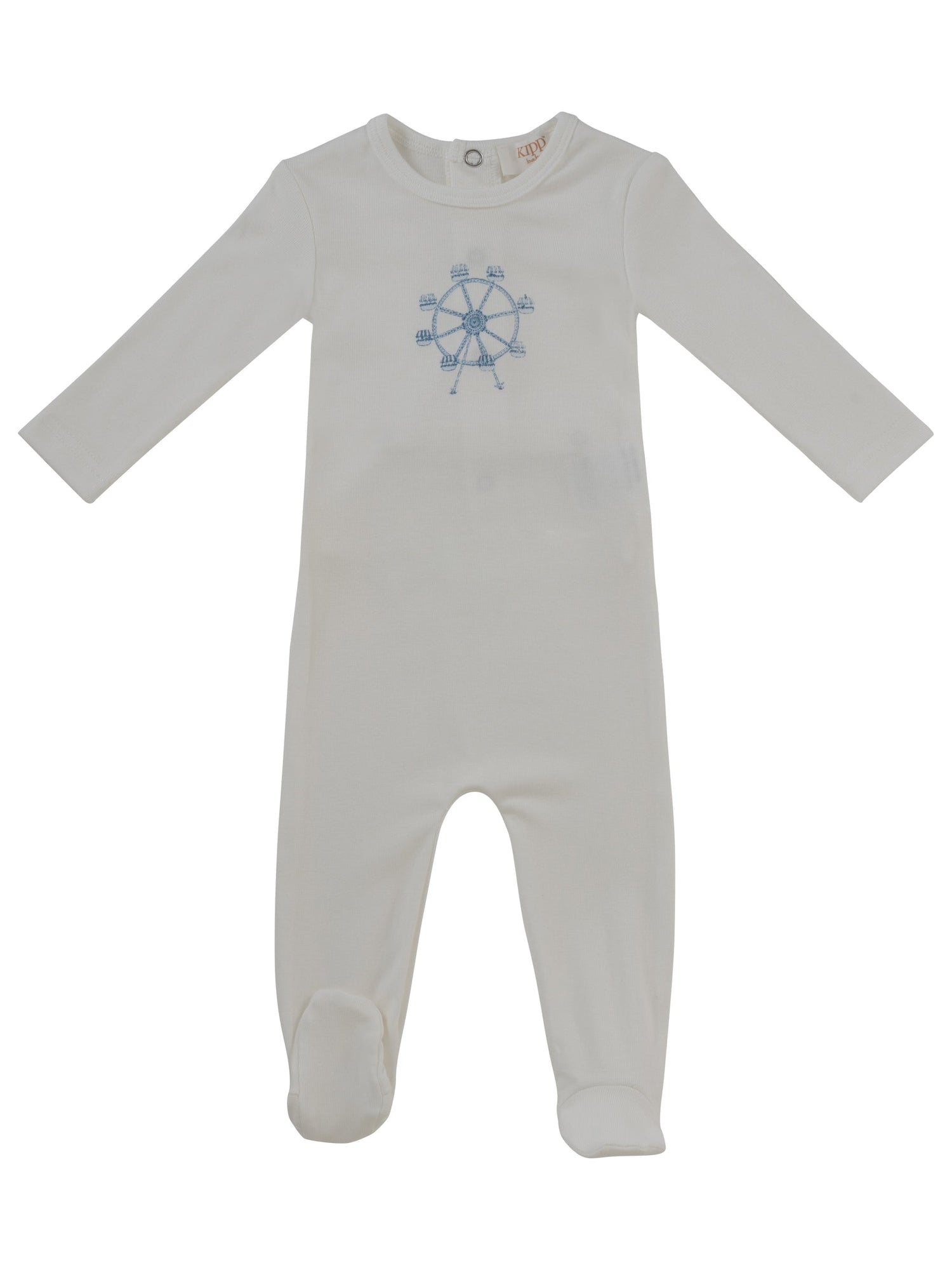 KIPP Collection Baby Onesie Long Sleeve Ferris Wheel Graphic For Babies