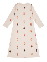 Teddy Bear Nightgown For Girls Light Pink Long Sleeve by Crew Kids NY at Everetts Place