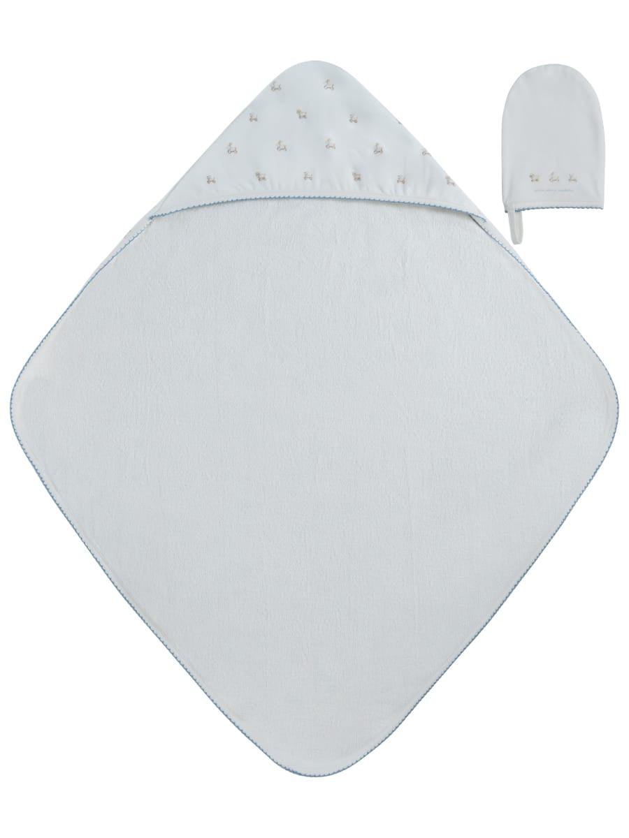 Petits Amis Towel & Mitt Set - Blue by KIPP™ Collection