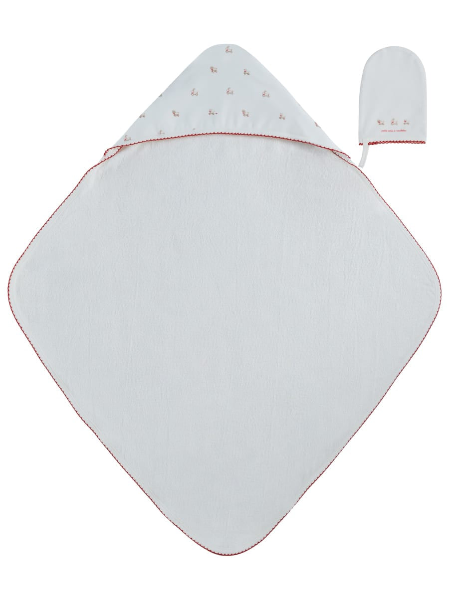 Petits Amis Towel & Mitt Set - Red by KIPP™ Collection
