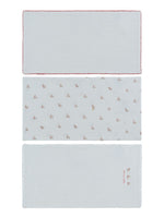 Petits Amis Burp Cloth Set of 3 - Red by KIPP™ Collection