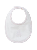 Petit Ours Bib - White Pink by KIPP™ Collection
