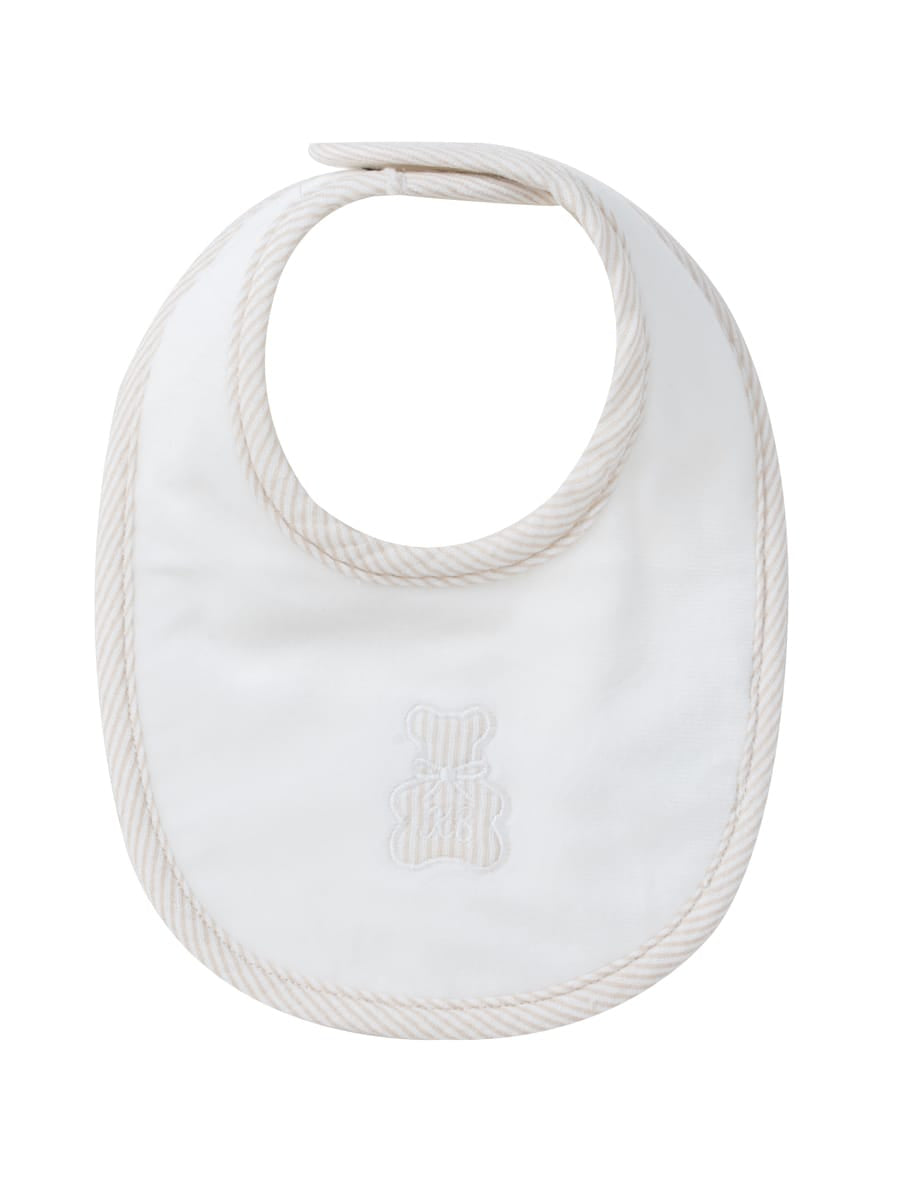 Petit Ours Bib - White Stone by KIPP™ Collection