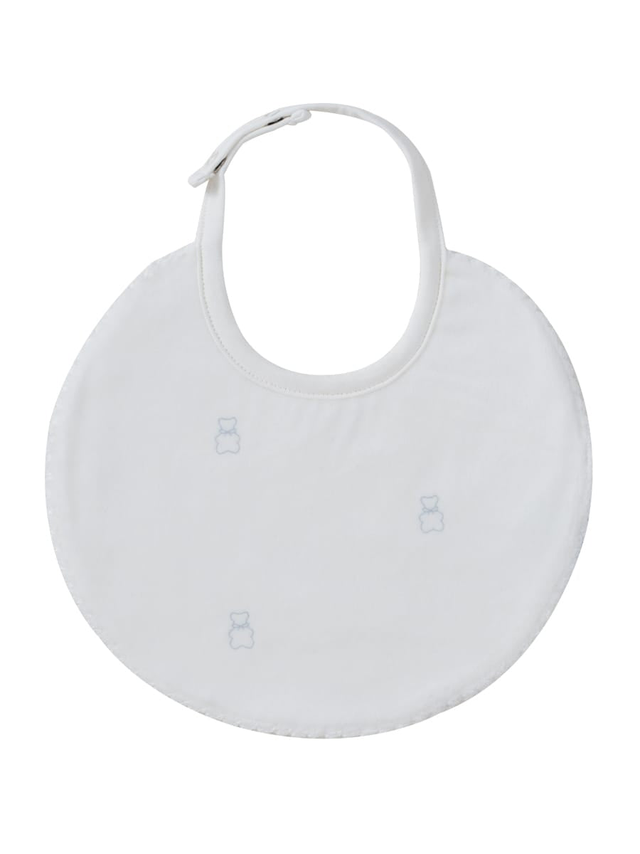 Petit Ours Pattern Bib - Blue by KIPP™ Collection