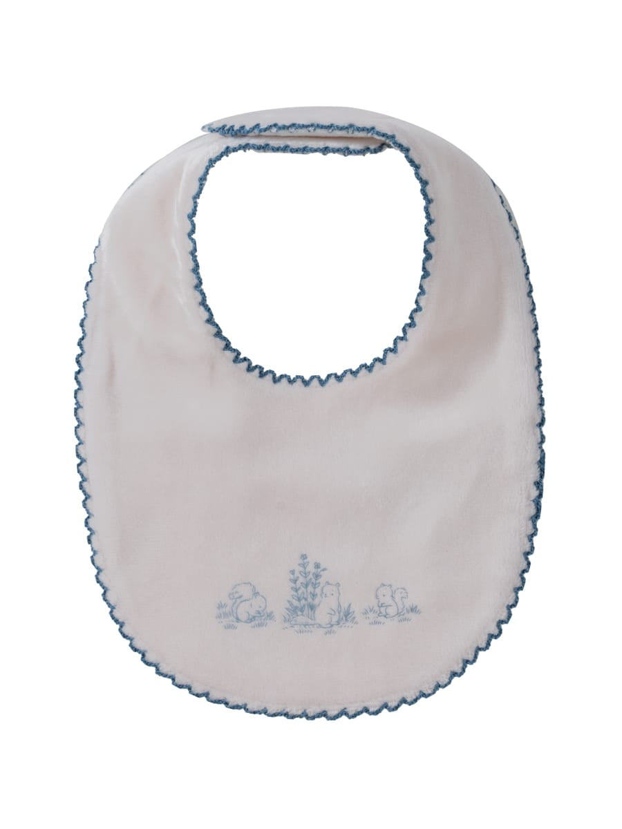 Woodland Toile Bib - Blue by KIPP™ Collection