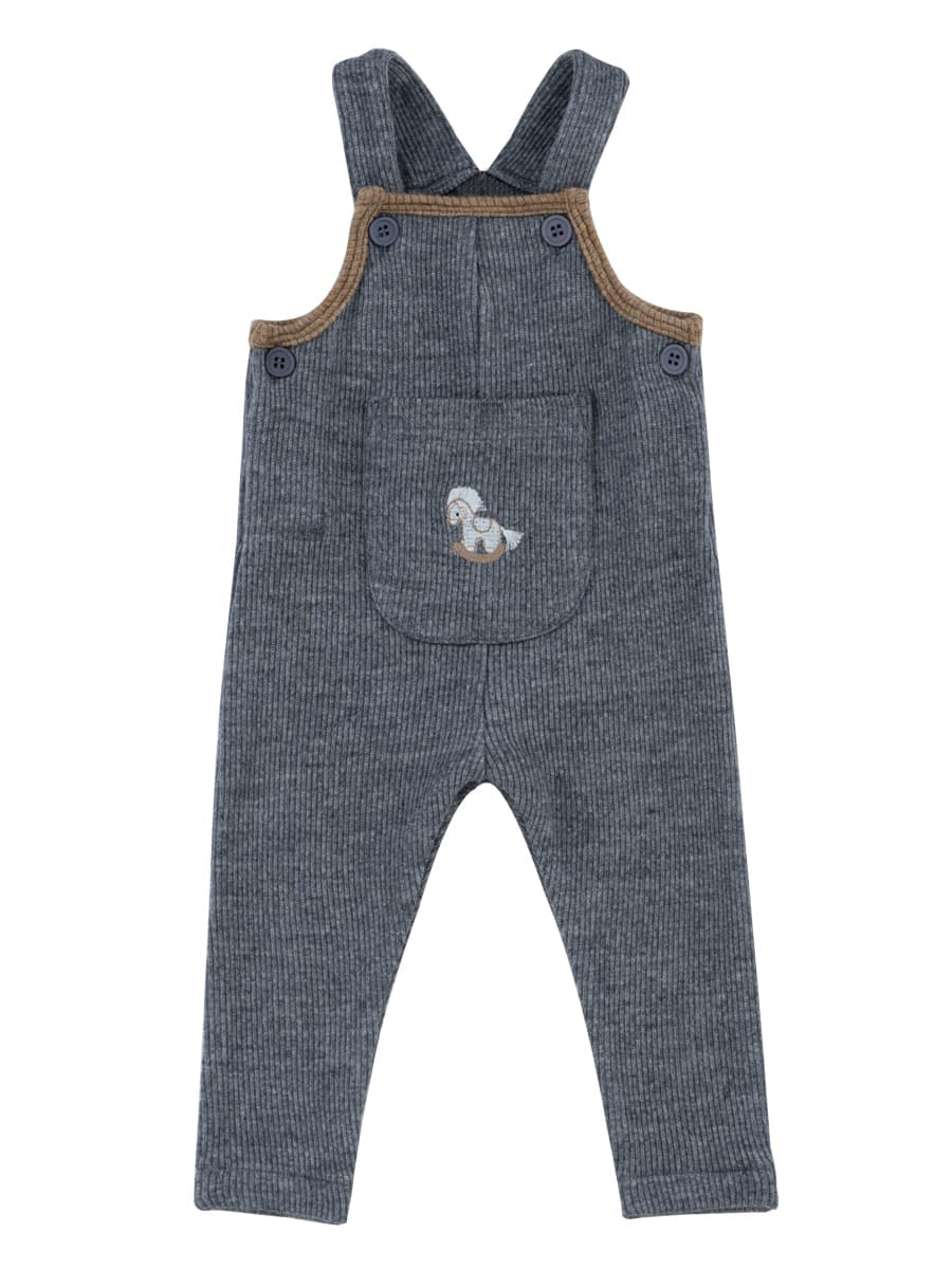 Whinny Knit Overalls - Grey by KIPP™ Collection