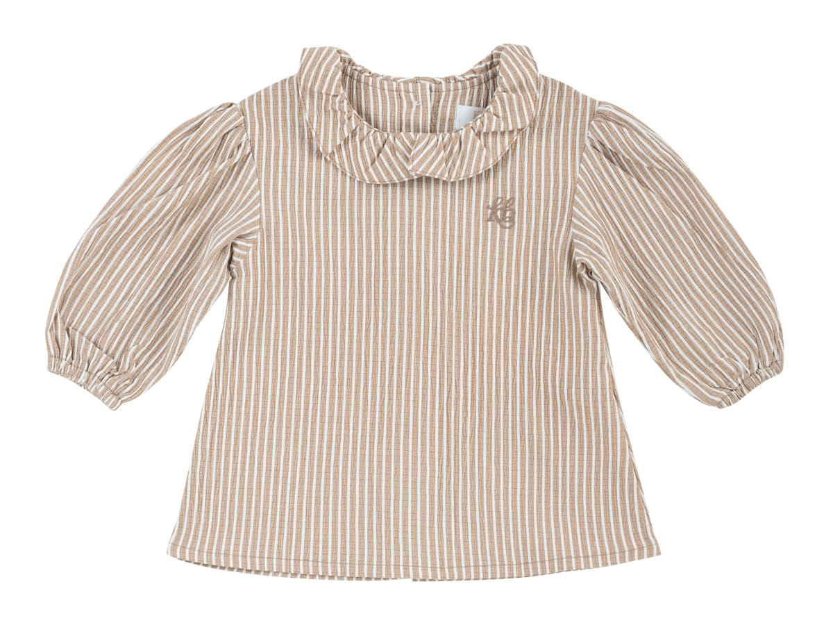 KB Stripe Blouse - Caramel by KIPP™ Collection