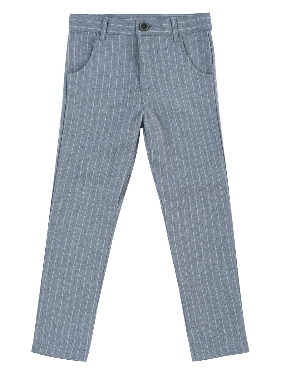 Oscar Pinstripe Slim Pants