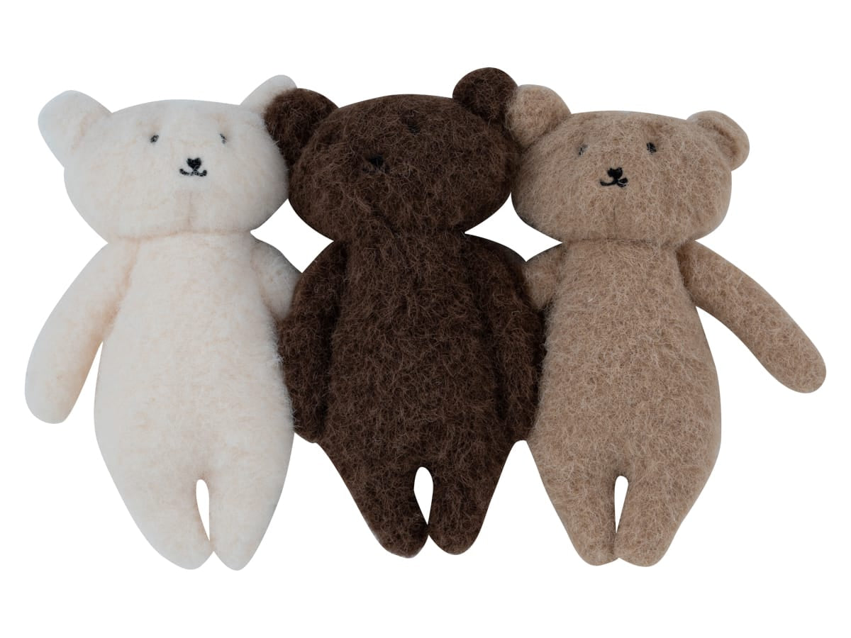 Mon Bebe Teddy Trio - Chocolate by KIPP™ Collection