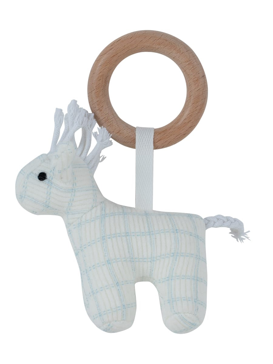 Whinny Plaid Toy Ring - Blue by KIPP™ Collection