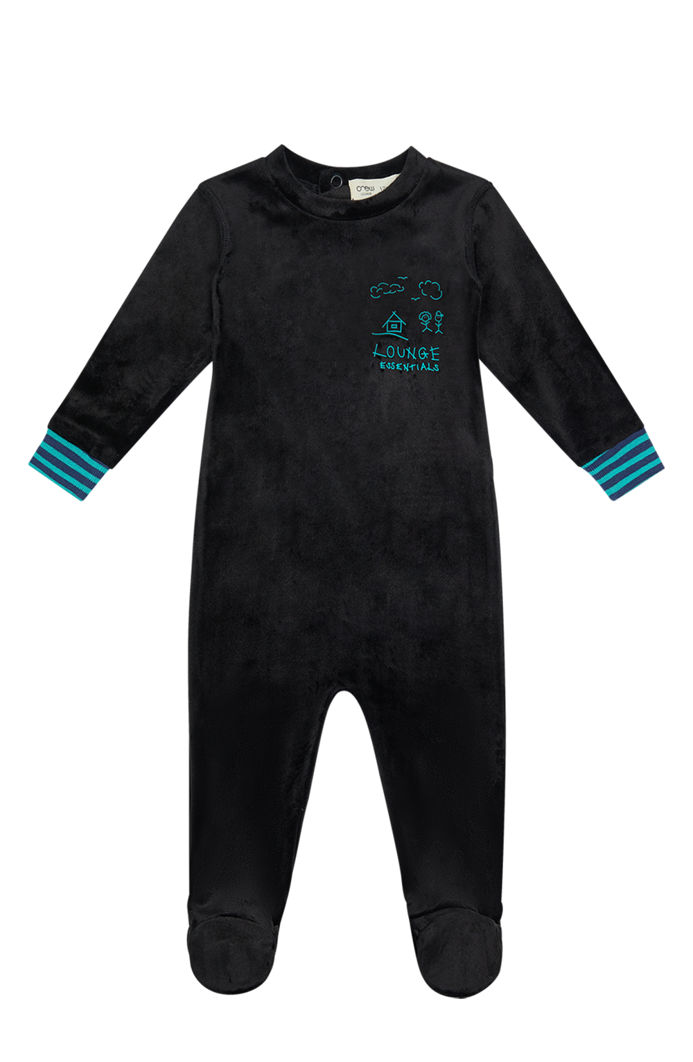 Essential Lounge Footie - Blue by Crew Kids NY