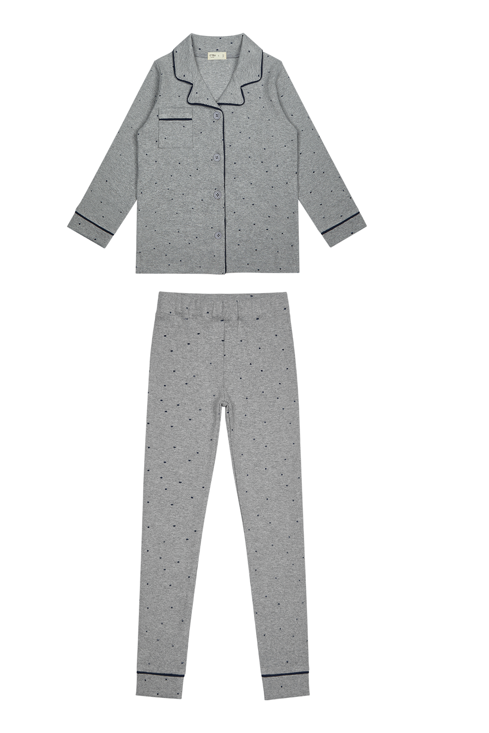 Polka Dot Lounge Set - Blue by Crew Kids NY
