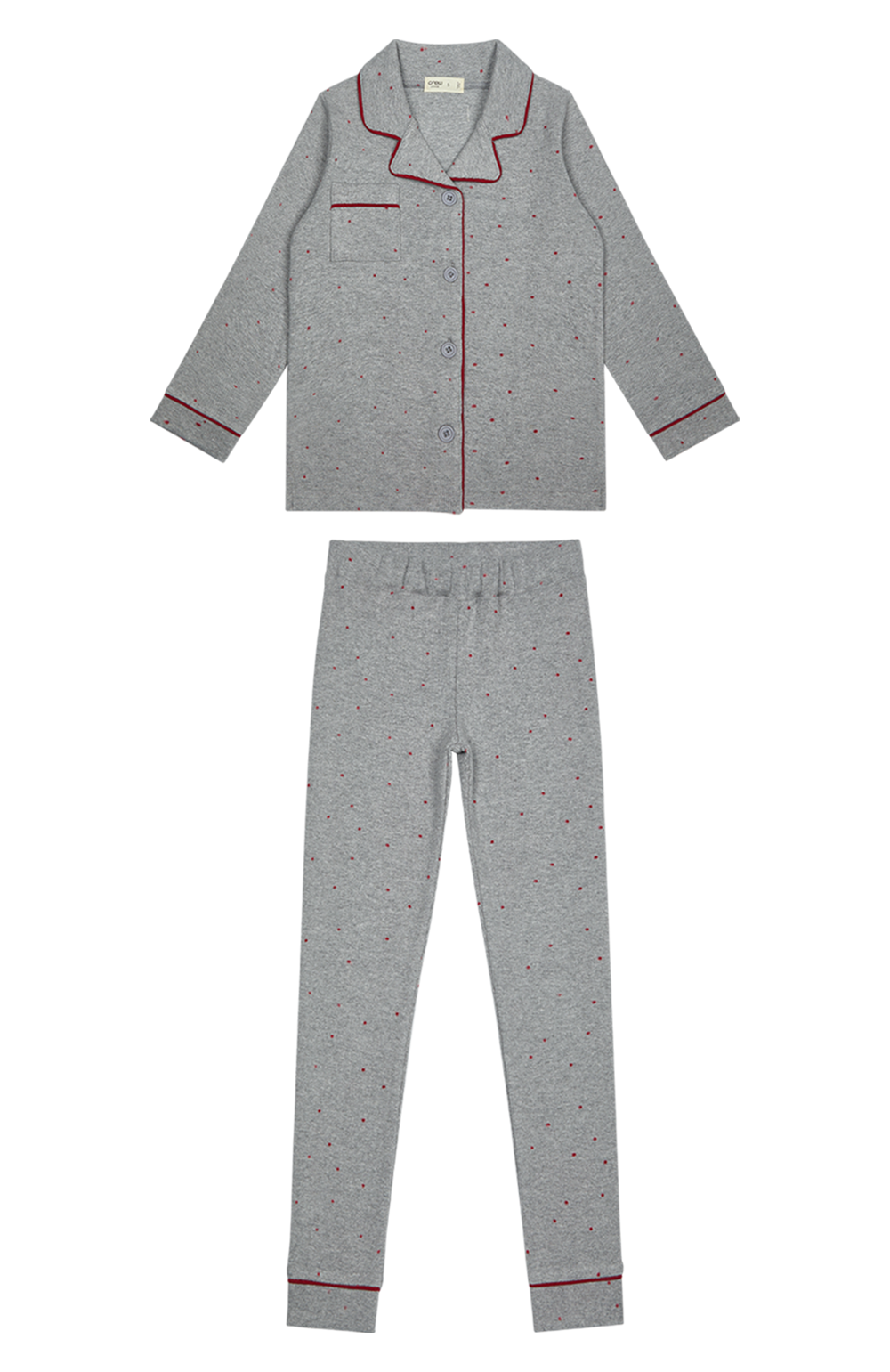 Polka Dot Lounge Set - Pink by Crew Kids NY