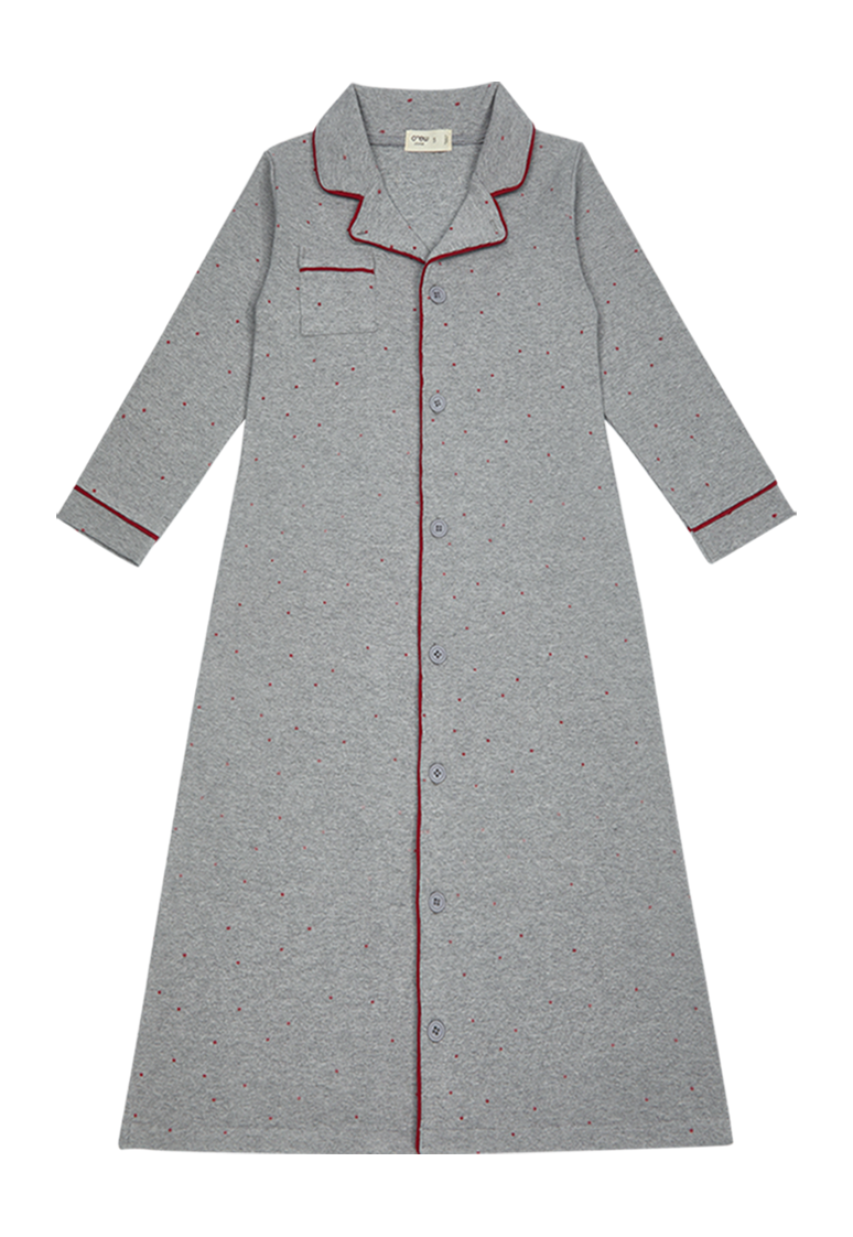 Polka Dot Lounge Nightgown - Pink by Crew Kids NY