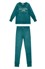 Terry Applique Set - Green by Crew Kids NY