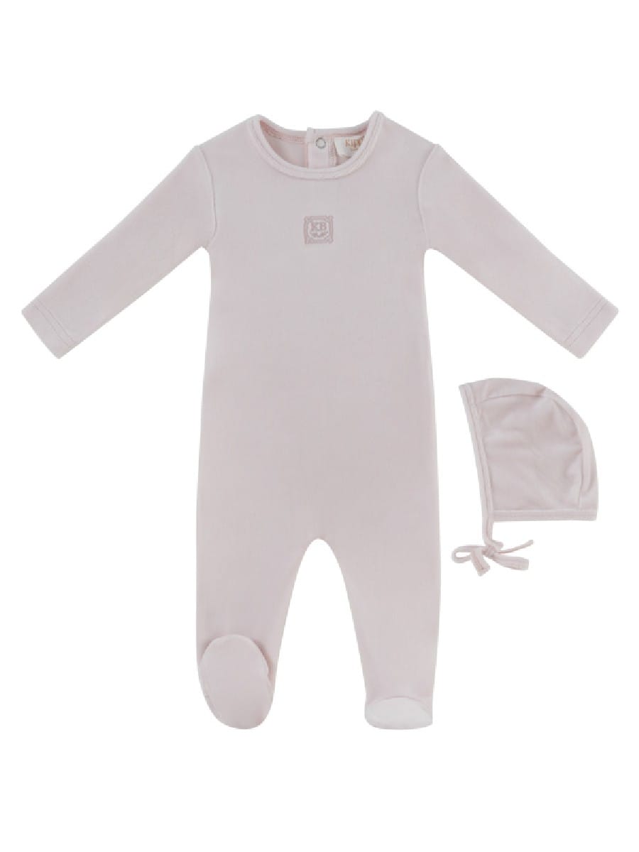 KB Logo Footie & Hat Set - Pink by KIPP™ Collection