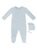 Petit Ours Footie & Hat Set - Blue by KIPP™ Collection