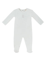 Petit Ours Footie - White Pink by KIPP™ Collection