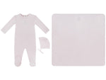 Petit Ours Footie, Hat and Blanket Set - Pink by KIPP™ Collection