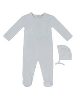 Whispering Blooms Footie & Hat Set - Rose by KIPP™ Collection