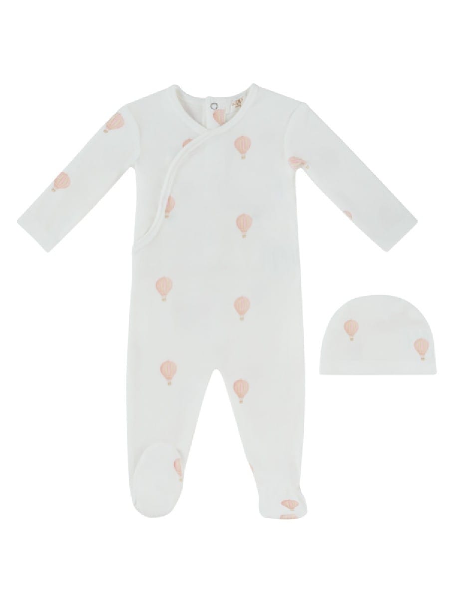Ciel Enfant Wrap Footie & Hat Set - Pink by KIPP™ Collection