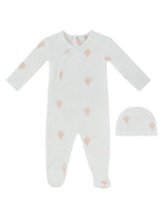 Ciel Enfant Wrap Footie & Hat Set - Pink by KIPP™ Collection