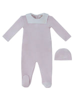 Classic Bib Footie & Hat Set - Pink by KIPP™ Collection