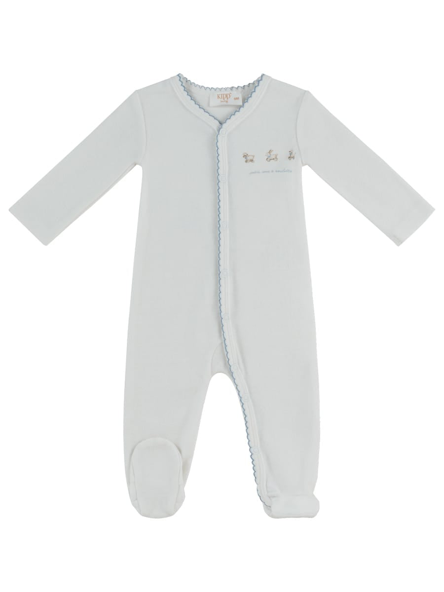 Petits Amis Terry Footie - Blue by KIPP™ Collection