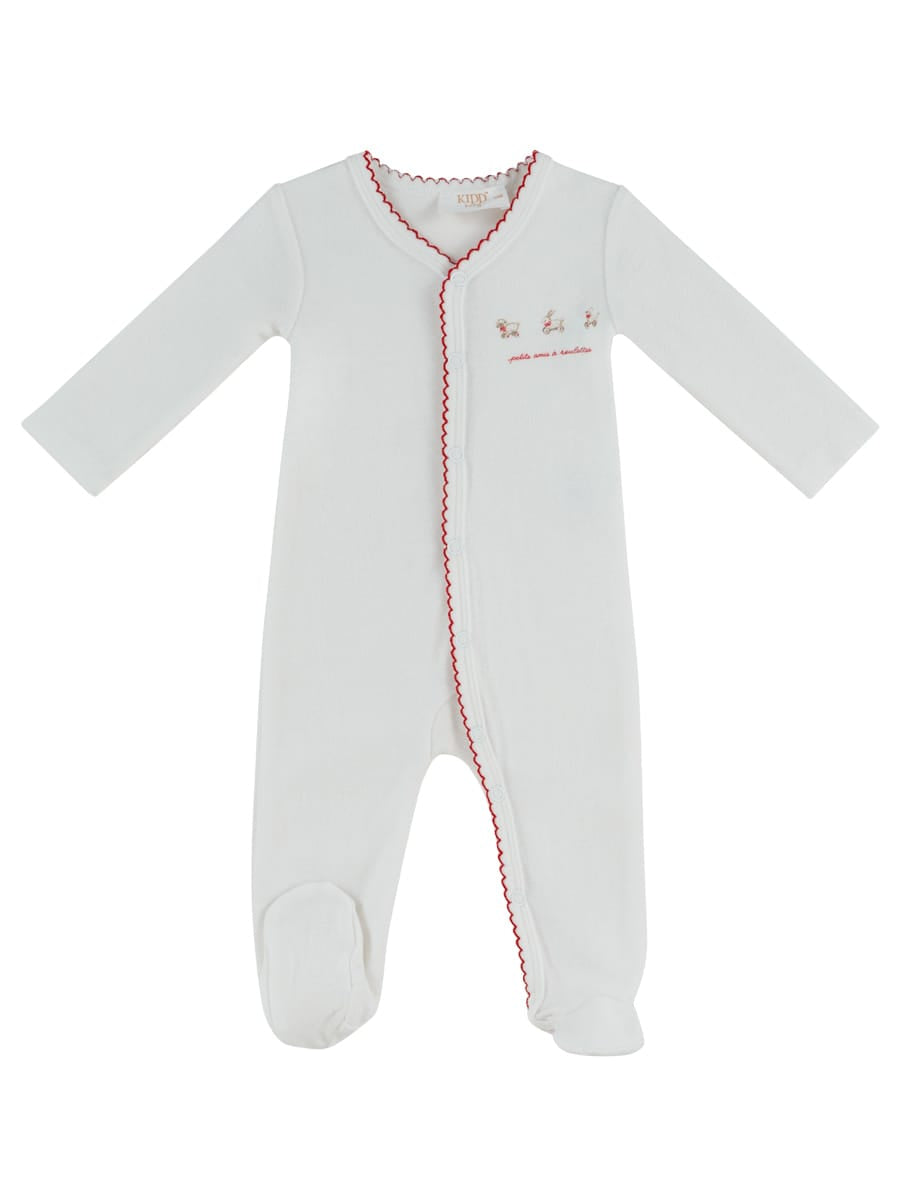 Petits Amis Terry Footie - Red by KIPP™ Collection