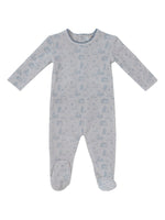 Woodland Toile Footie - Blue by KIPP™ Collection
