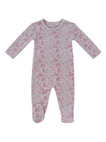 Woodland Toile Footie - Pink by KIPP™ Collection
