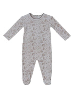 Woodland Toile Footie - Taupe by KIPP™ Collection