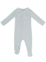 Stripe Stamp Footie - Blue by KIPP™ Collection