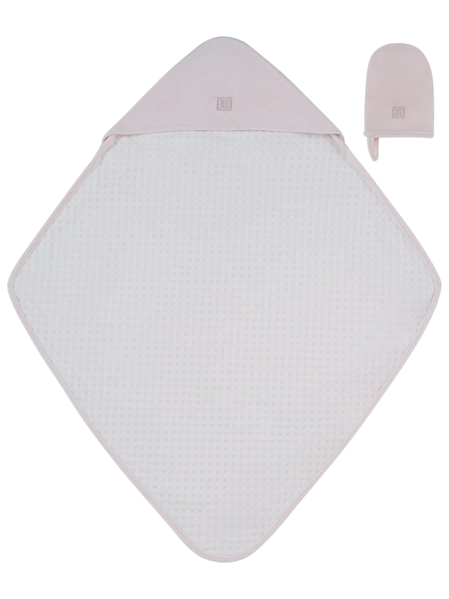 KB Logo Towel and Mitt Set - Pink by KIPP™ Collection