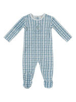 Ciel Enfant Gingham Footie - Blue by KIPP™ Collection