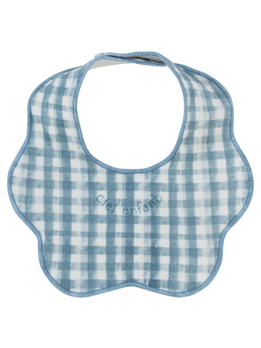 Ciel Enfant Gingham Bib - Blue by KIPP™ Collection